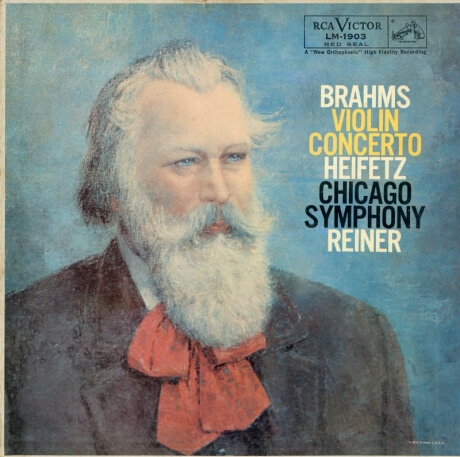 Heifetz, Reiner, Chicago Symphony – Brahms – Violin Concerto – US RCA&nbsp;LM1903